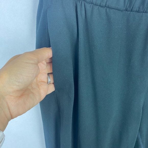 Outdoor Voices Womens Loose Black Pull On Pants Size Small Soft Cotton Pockets - Picture 2 of 6